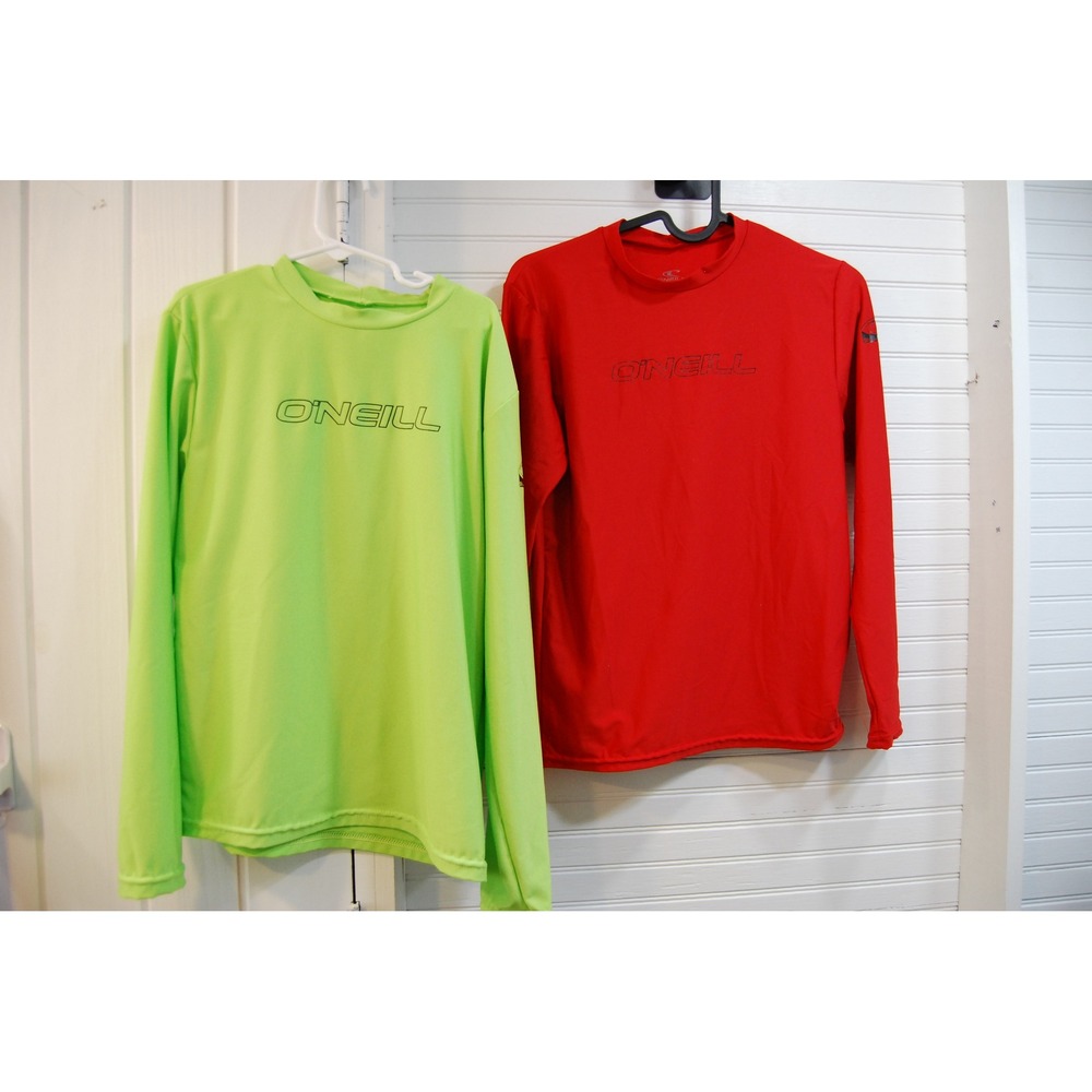 O'Neill Swim Shirt Youth‎ 14 Large 50+ Ultraviolet Protection Set of two tops